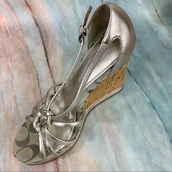 EUC Coach Joslin Wedge Sandal NICE!! - Picture 15 of 16